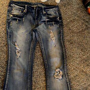 Adorable Women's Jewled Jeans